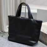 Saint Laurent Tote In Nappa Lambskin Black